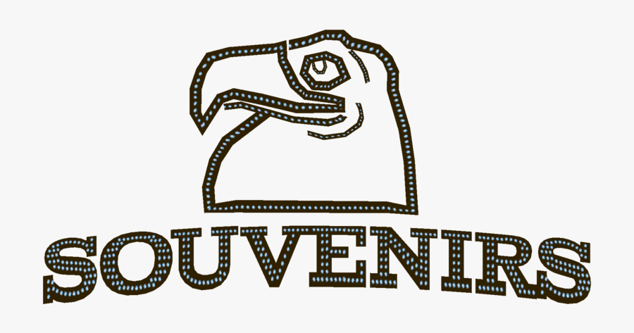 Souvenirs Earnest Eagle Sign - Souvenir Sign Png, Transparent Clipart