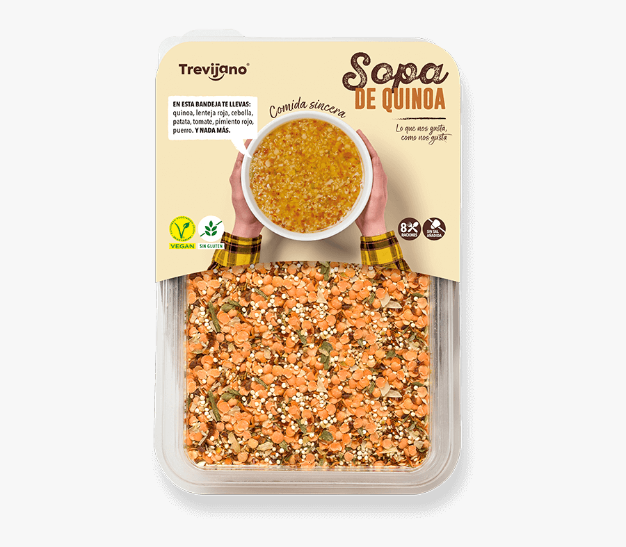 Sopa Quinoa S - Sopa Quinoa Trevijano, Transparent Clipart