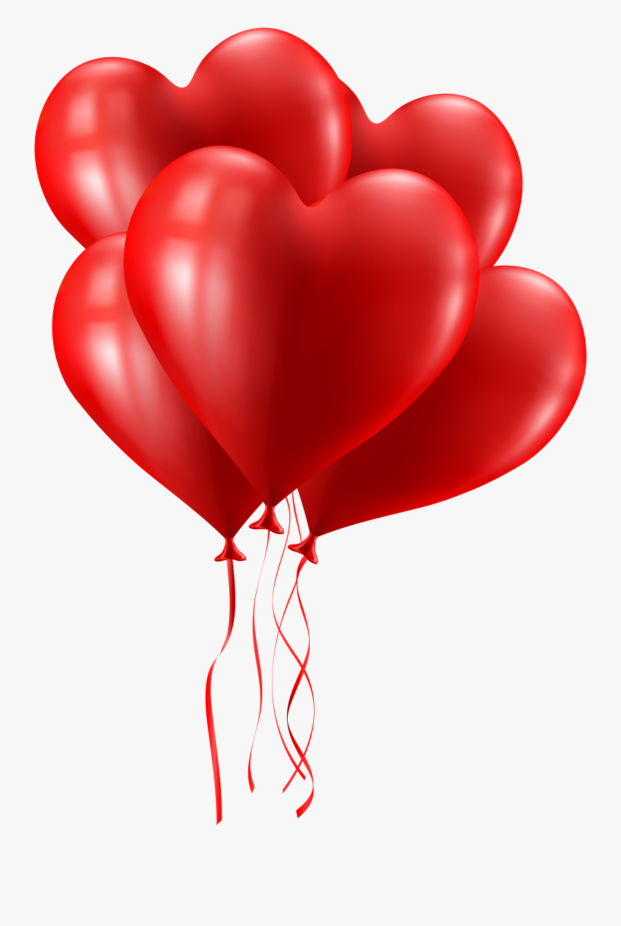 Valentine S Day Heart - Valentines Day Heart Balloons, Transparent Clipart