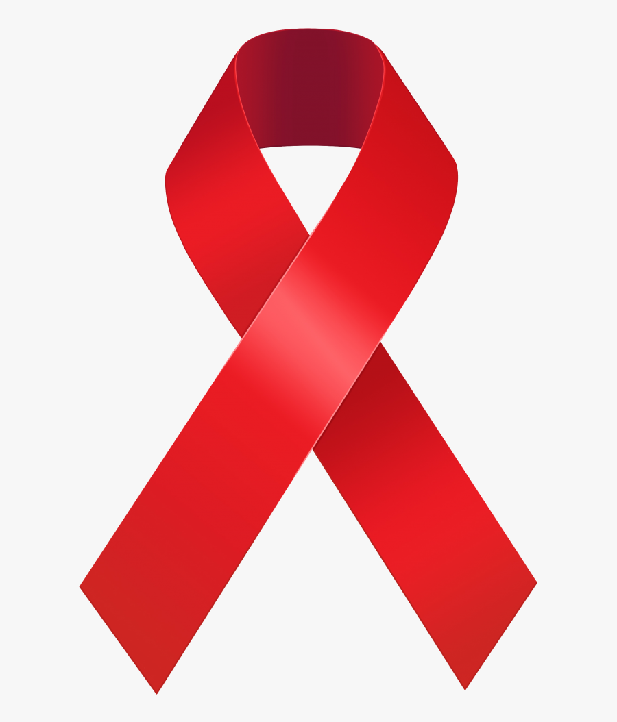 Aids Ribbon Transparent Background - Transparent Background Aids Ribbon, Transparent Clipart