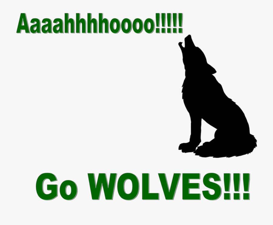 Gray Wolf Silhouette Clip Art - Dog Trainer, Transparent Clipart