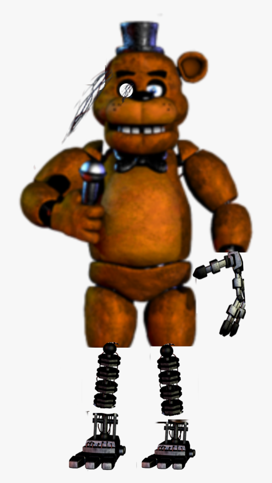 #sinister Freddy V2 - Fnaf 1 Freddy, Transparent Clipart