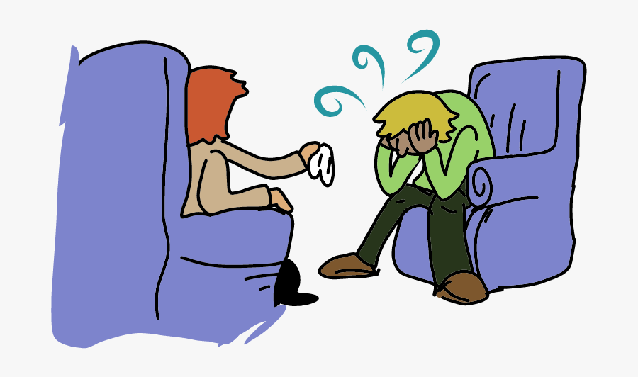 Psychology Clipart Irrational - Therapy Cartoon Png, Transparent Clipart