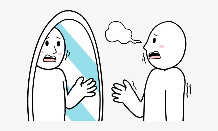 Talking To Yourself Cartoon, Transparent Clipart