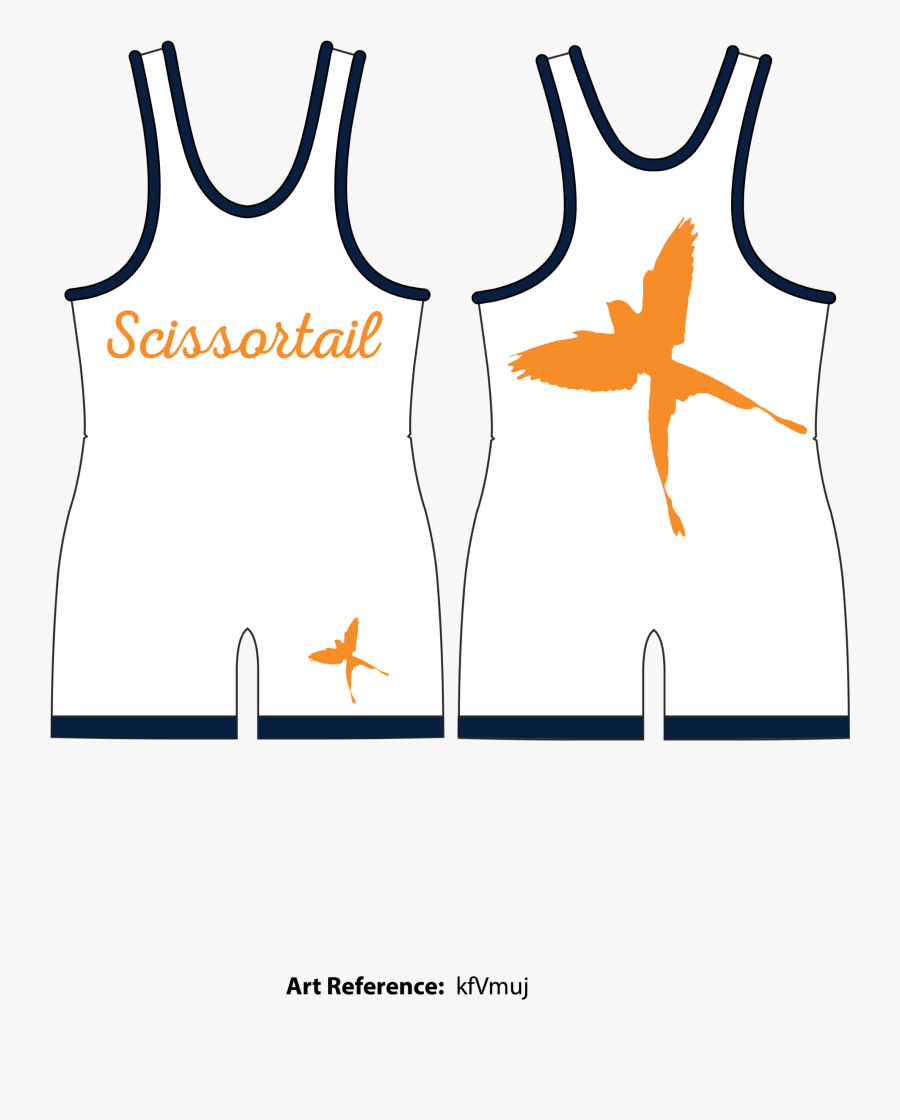 Scissortail Wrestling Club Wrestling Singlet, Transparent Clipart