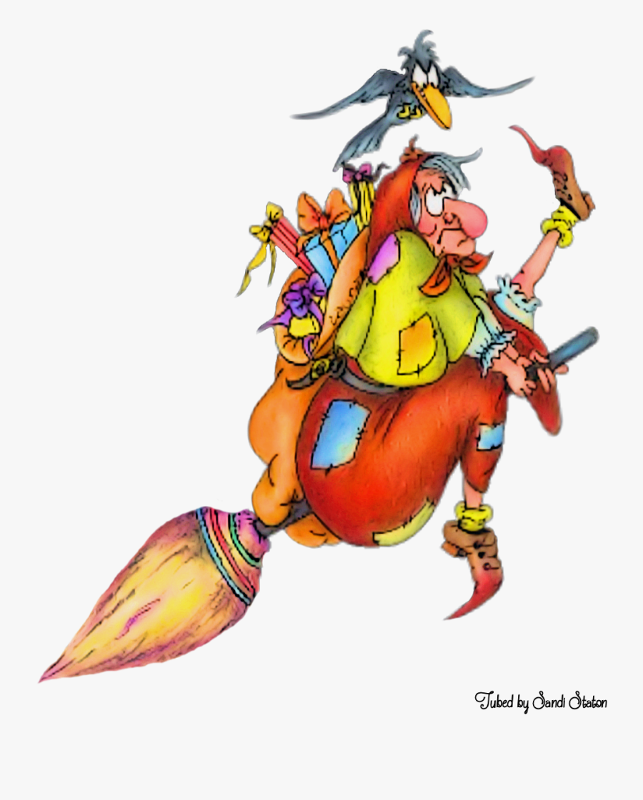 Befana Gif, Transparent Clipart