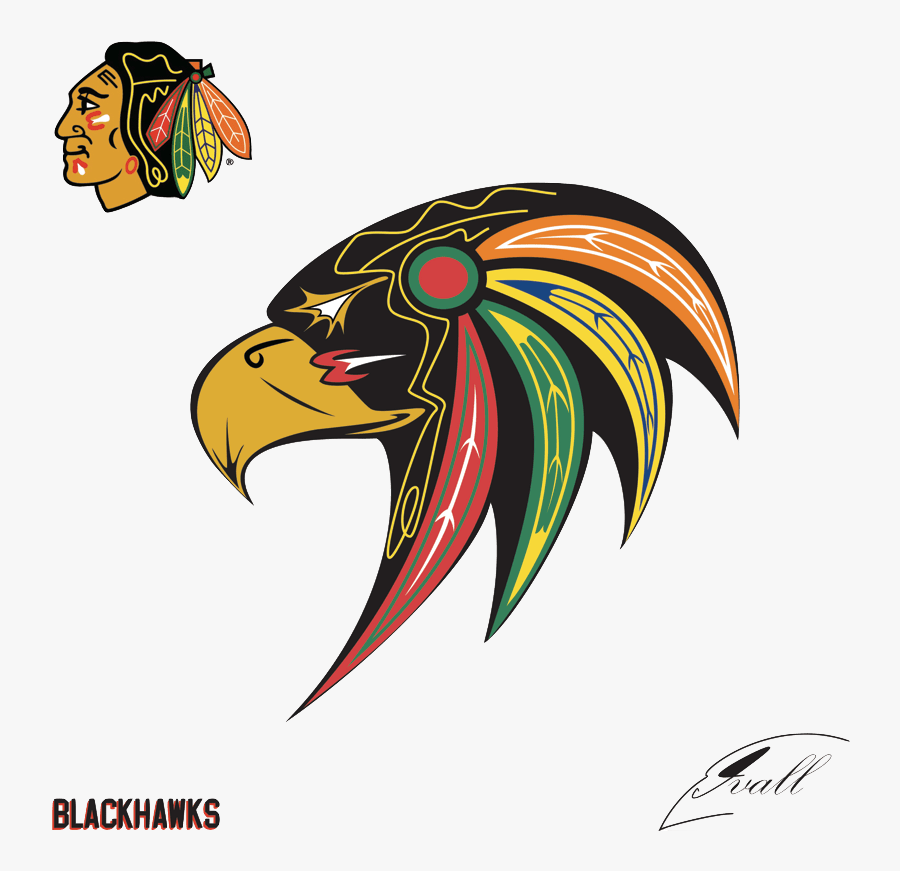 Chicago Blackhawks Hawk Logo - Blackhawks Not Racist Logo, Transparent Clipart