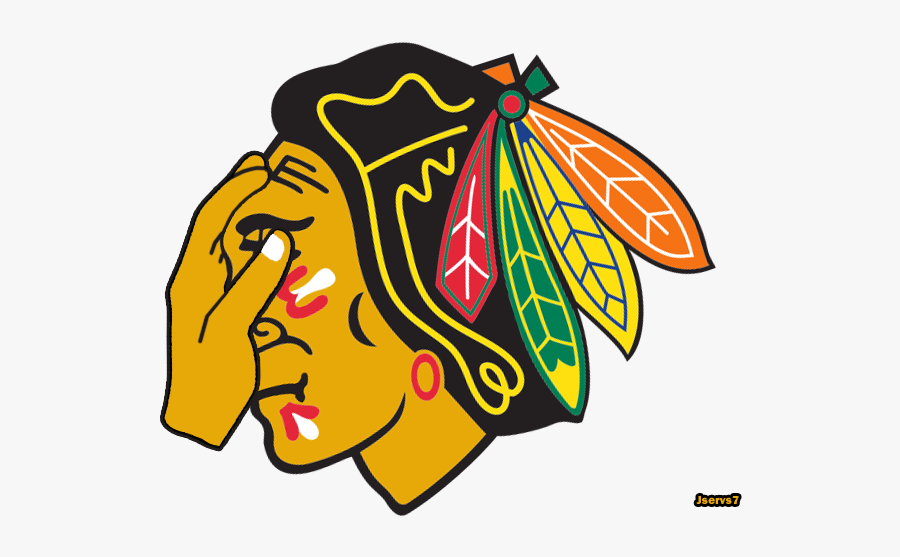 Chicago Blackhawks Logo Sad, Transparent Clipart