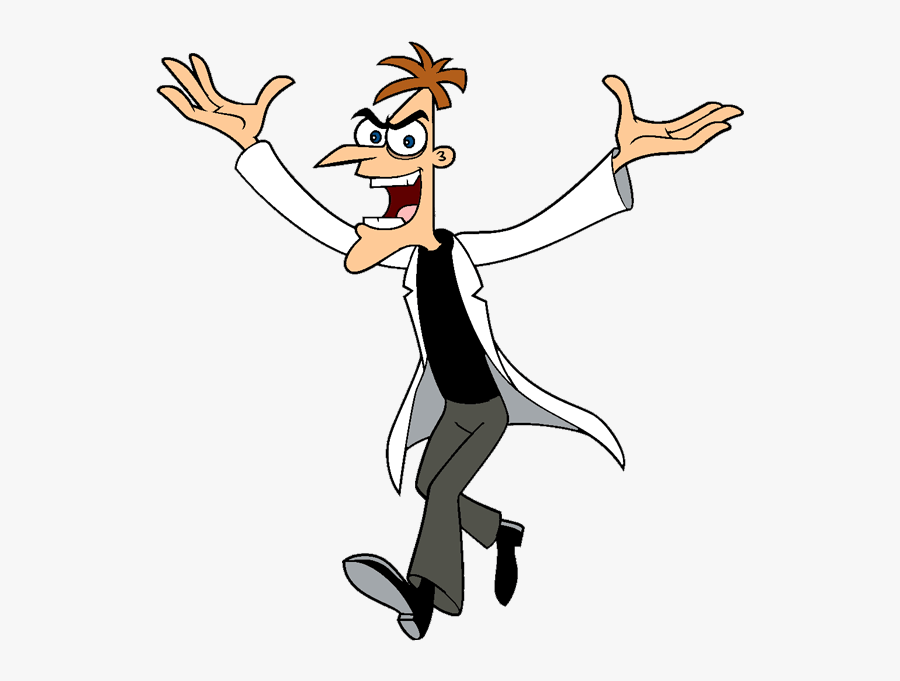 January Clipart Jumping - Phineas And Ferb Professor , Free Transparent Cli...