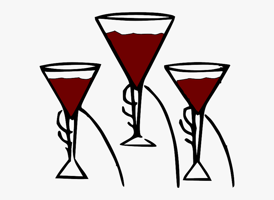 Wine Glasses Clipart, Transparent Clipart