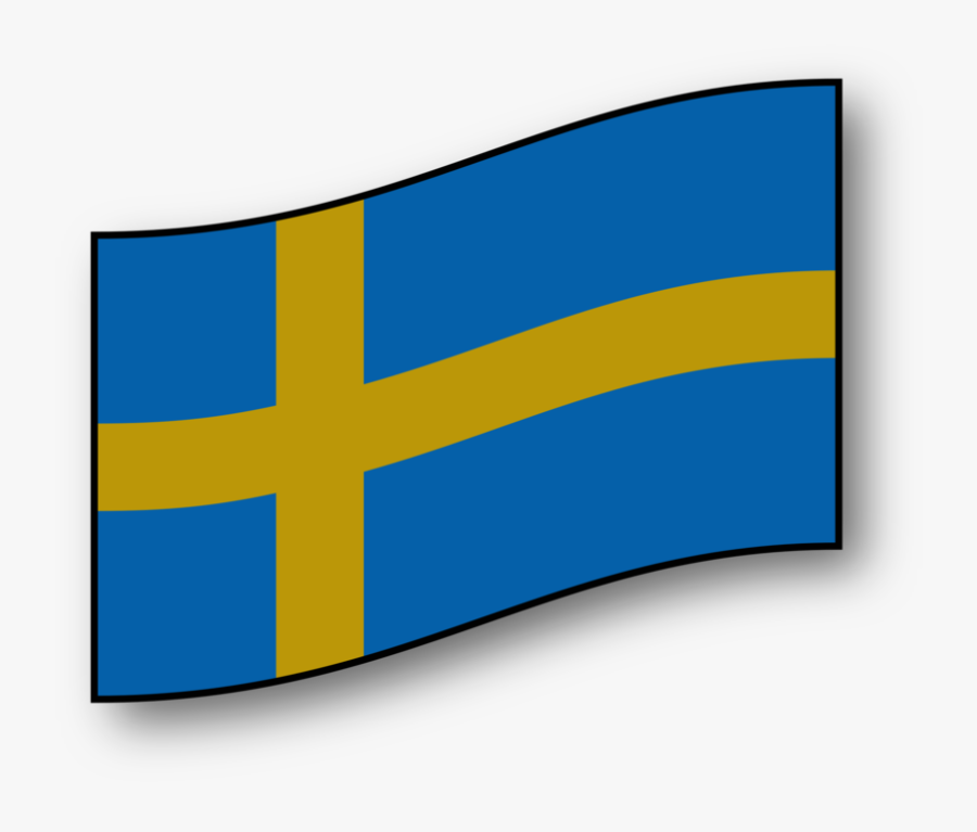 Angle,brand,flag - Desenho Da Bandeira Da Suécia, Transparent Clipart