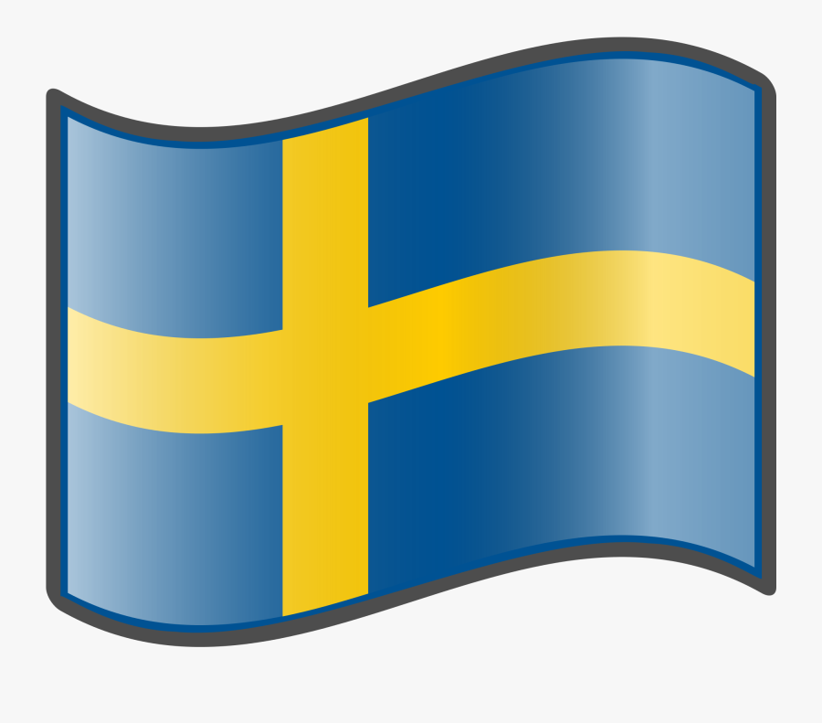 Transparent Swedish Flag Clipart - Swedish Flag, Transparent Clipart