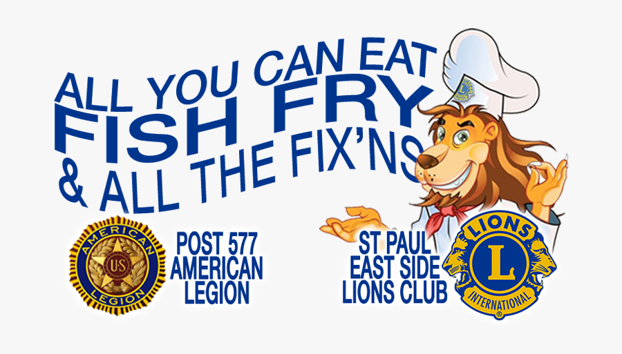 St Paul East Side Lions Club Fish Fry Clipart , Png - Lions Club International, Transparent Clipart