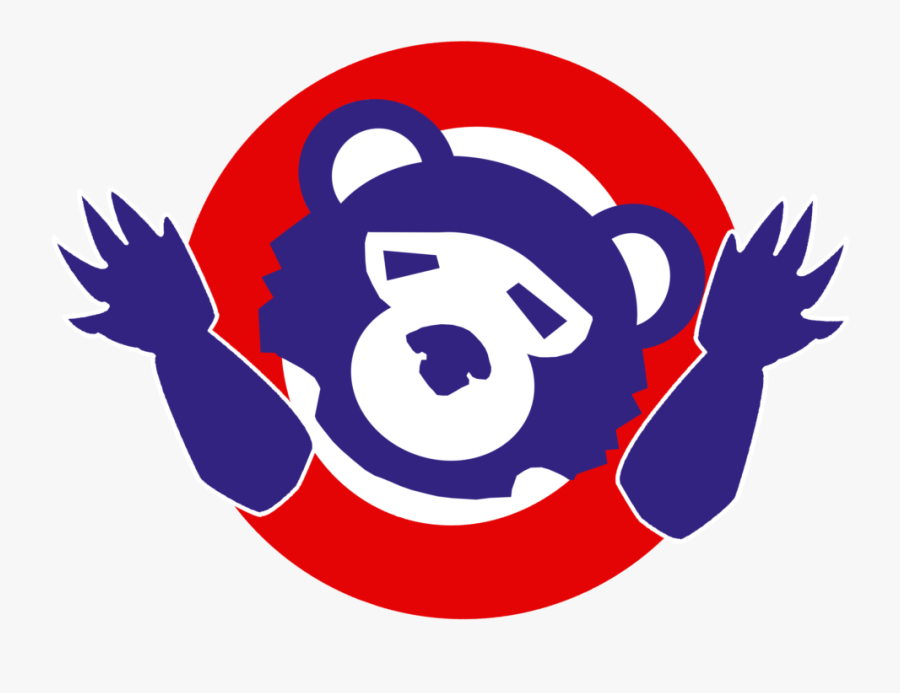 Knockoff Cubs Logo Shrugging Its Shoulders - Emblem, Transparent Clipart