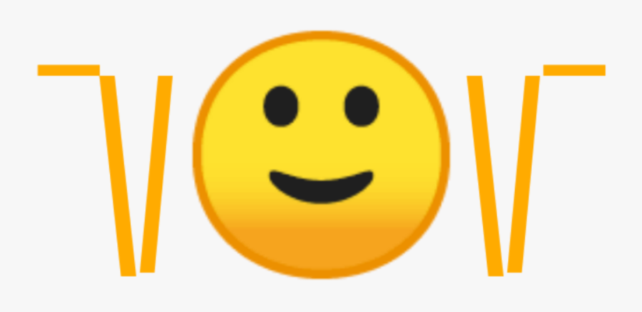 Emoticon Emoji Shrug Smile Sowhat Freetoedit - Smiley, Transparent Clipart