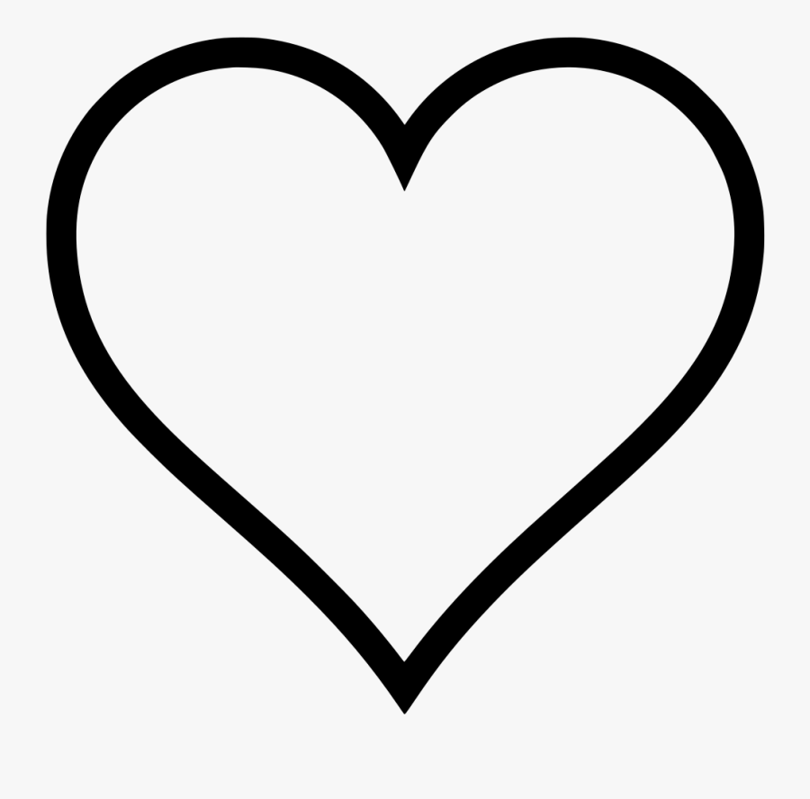 Black Heart Outline Clipart , Png Download - Purple Heart Clipart Transparent Background, Transparent Clipart