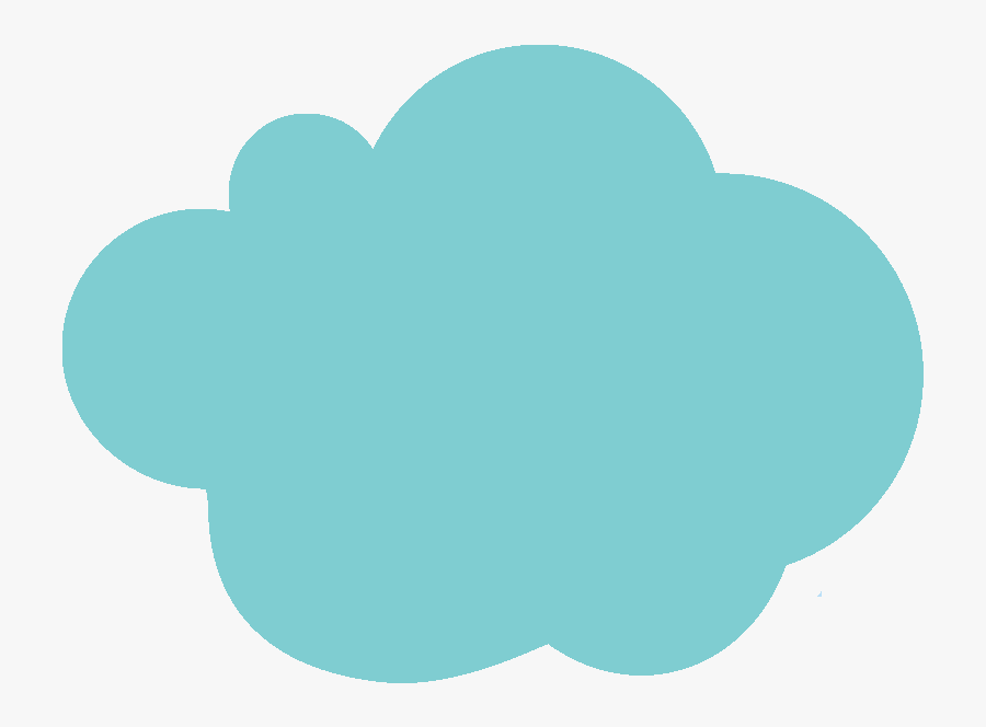 Transparent Blue Cloud Clipart - Light Blue Cloud Png, Transparent Clipart
