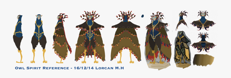 Owl Spirit Refrance Final - Bird Texture In Maya, Transparent Clipart