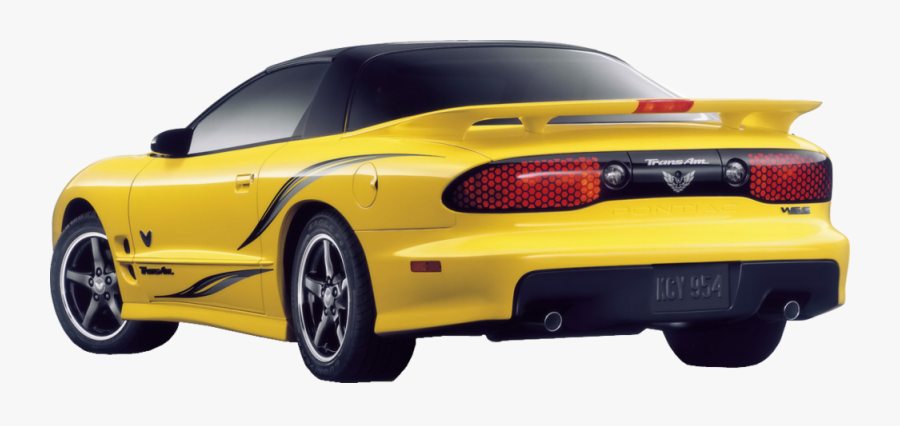 Transparent Trans Am Png - Pontiac Firebird 2002 Rear, Transparent Clipart