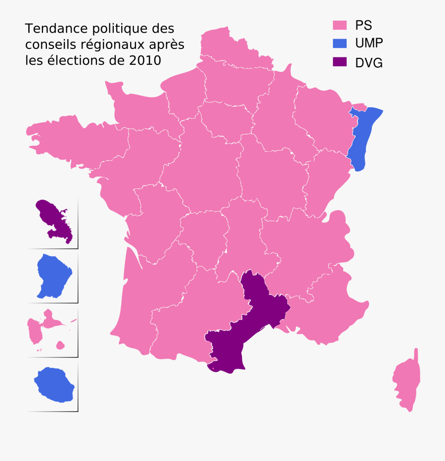Clip Art Political Map Of France - Grand Est France Map, Transparent Clipart