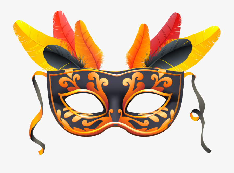 Carnival Janeiro Dance De Mask Rio In Clipart - Máscaras Carnaval Png, Transparent Clipart