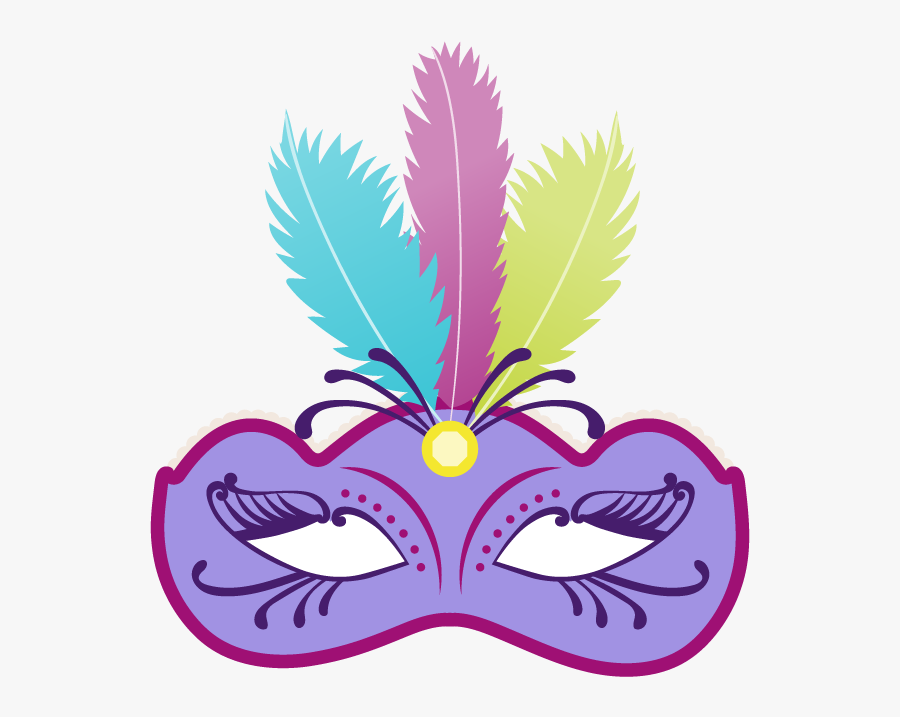 Carnival In Rio De Janeiro Brazilian Carnival Mask - Rio De Janeiro Carnival Cartoon, Transparent Clipart