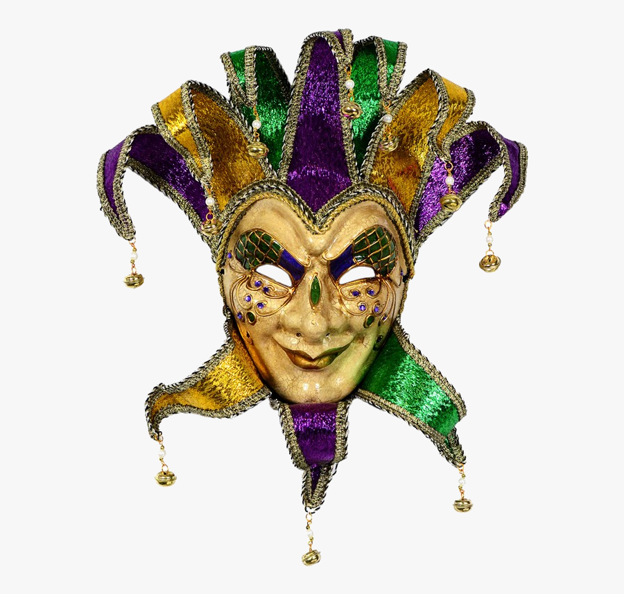 Mardi Orleans Venice Carnival Of Gras Mask Clipart - Mardi Gras Mask, Transparent Clipart