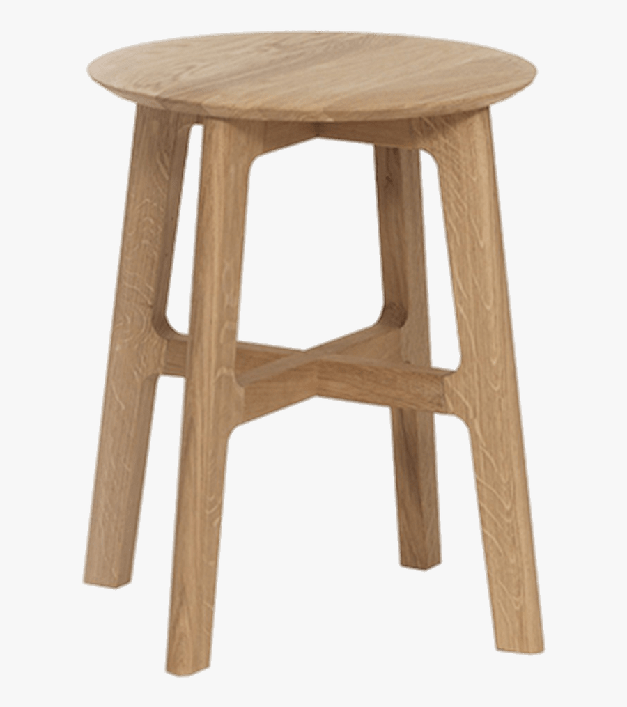 Low Stool - Wooden Stool Transparent Background, Transparent Clipart