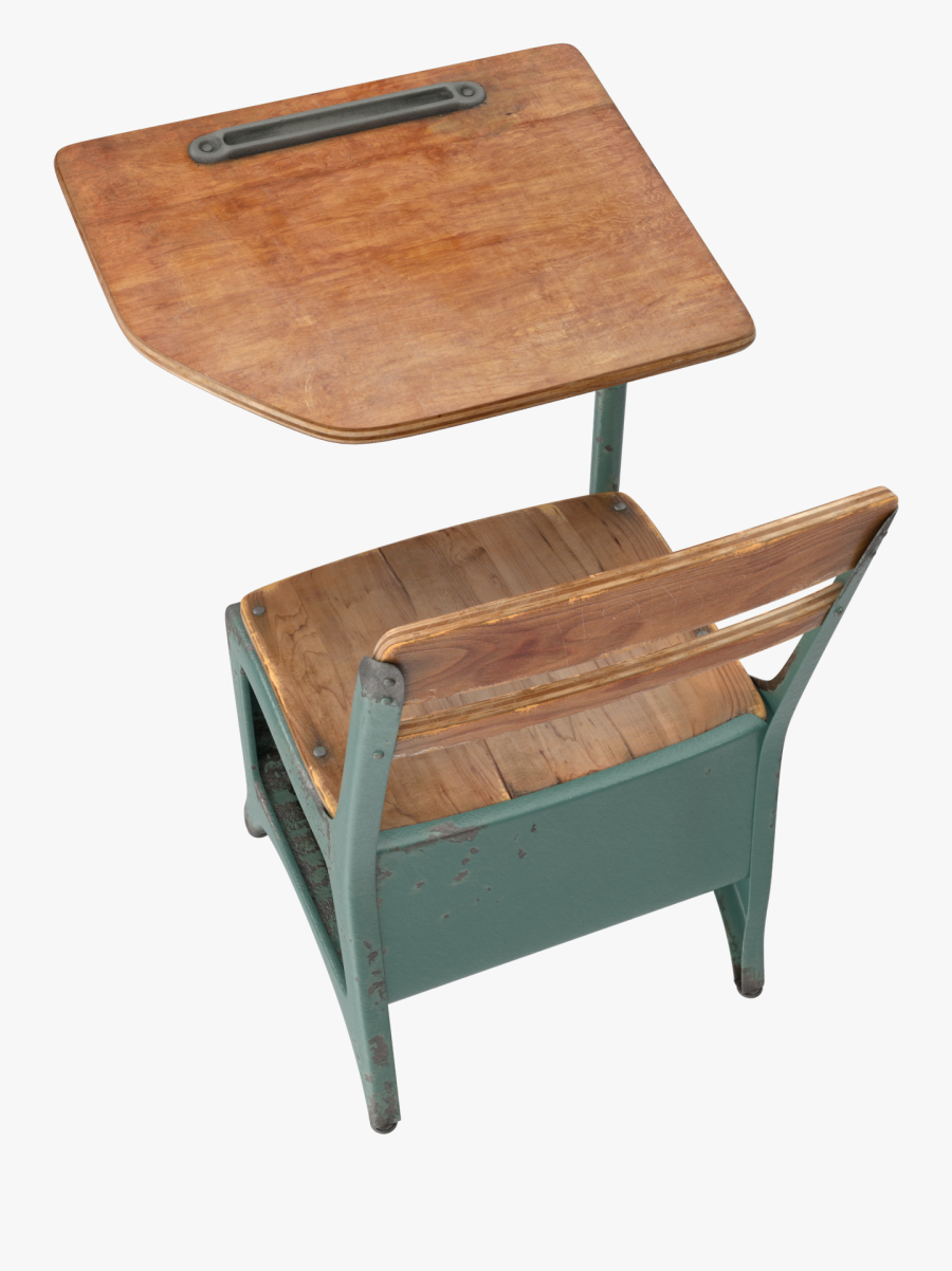 Antique School Desk Png Image - Picnic Table, Transparent Clipart