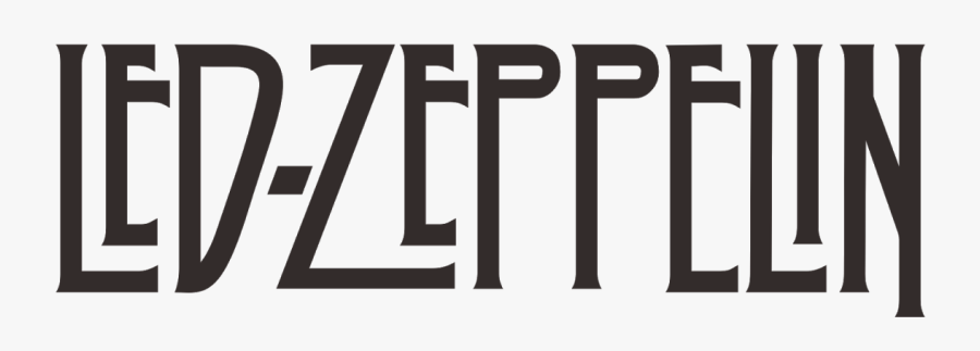 Transparent Aerosmith Clipart - Led Zeppelin Rock Band Logo, Transparent Clipart