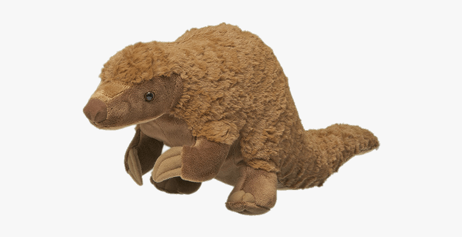 Pangolin Plush Animal - Plush Pangolin, Transparent Clipart