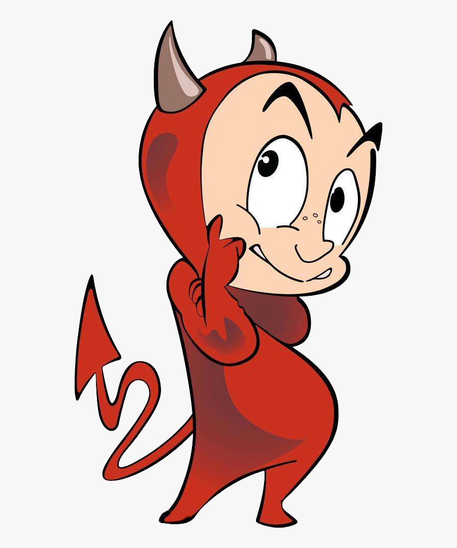 Transparent Satan Clipart - Little Devil Cartoon, Transparent Clipart