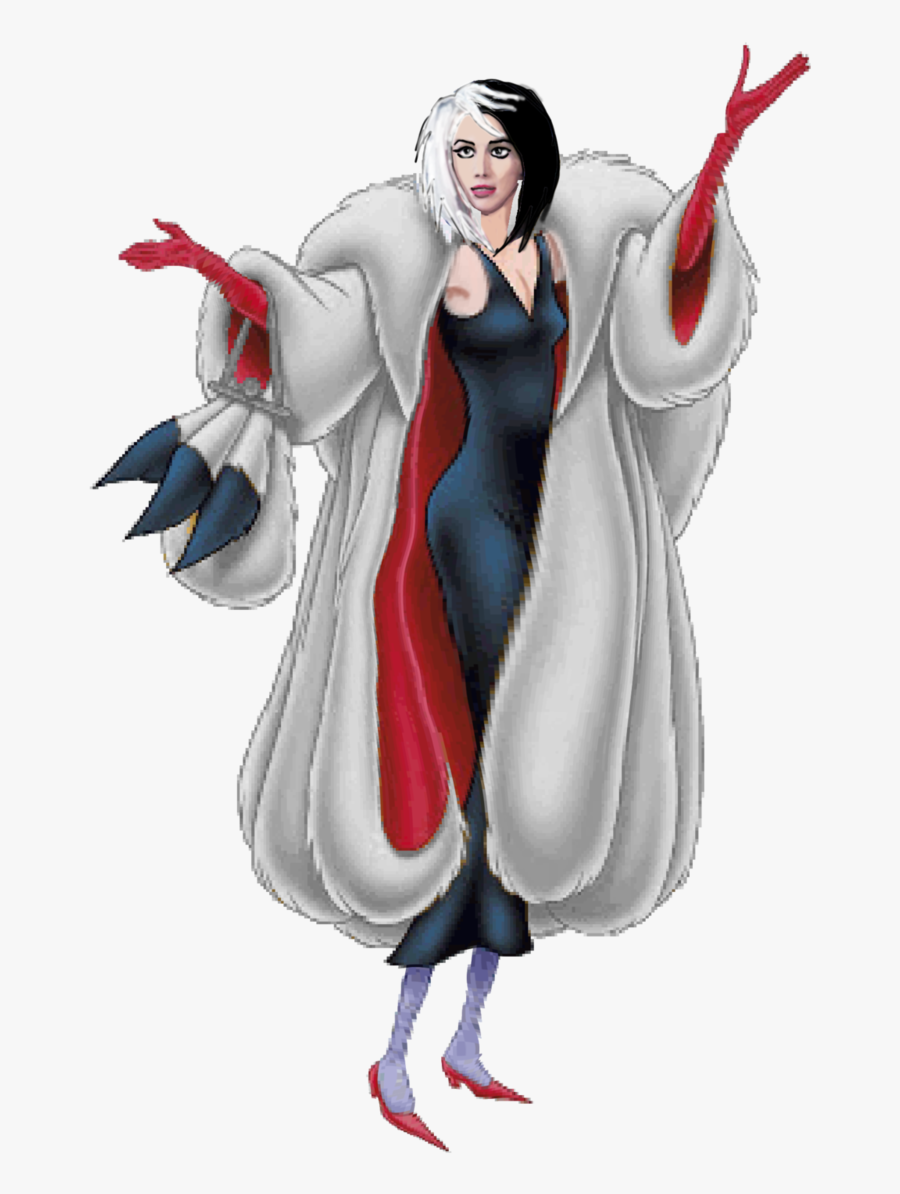 Cruella De Vil Png File - Cartoon, Transparent Clipart