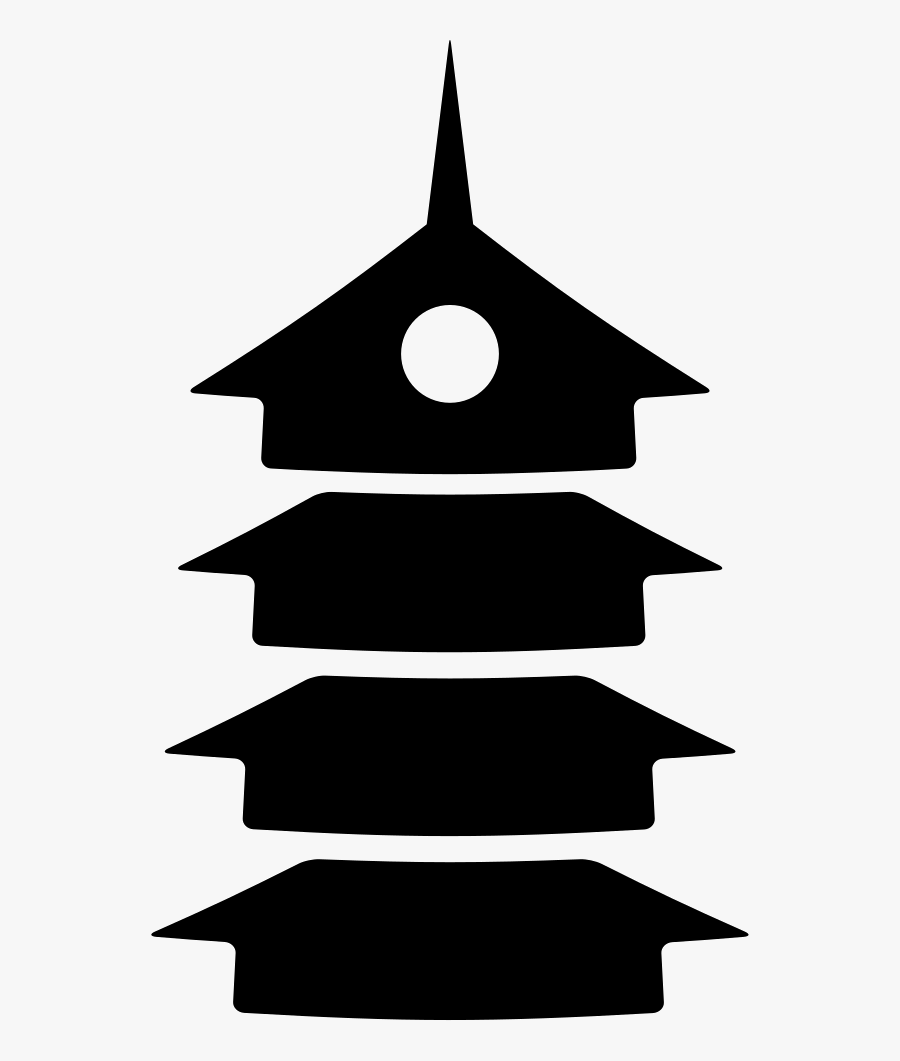 Japanese Pagoda - 寶塔 Icon, Transparent Clipart
