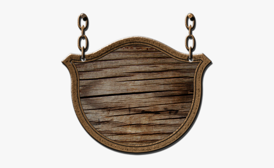 Wooden Sign Hanging Free, Transparent Clipart