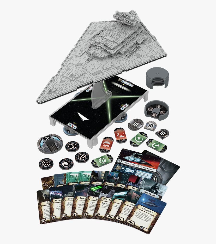 Clip Art Imperial Class Destroyer Expansion - Star Wars Armada Star Destroyer, Transparent Clipart