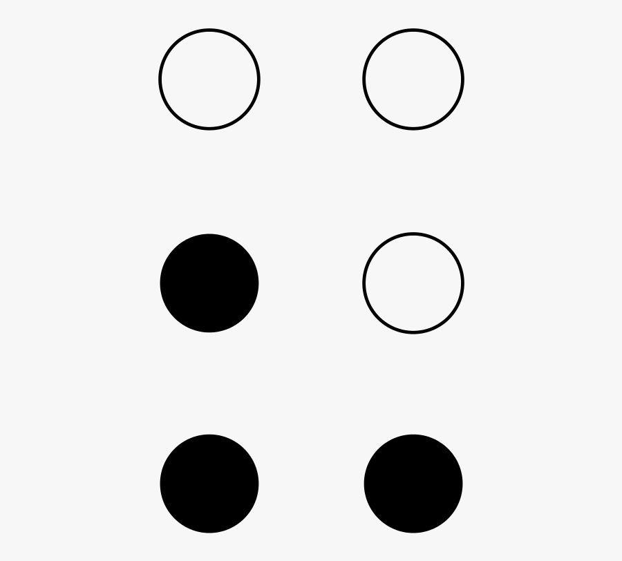 - Braille Quoteopen - Svg - - Circle, Transparent Clipart