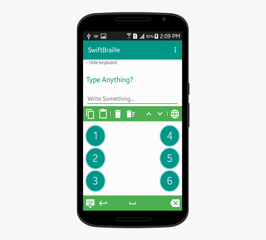 Swift Braille Blog Blind - Braille Smartphone App, Transparent Clipart