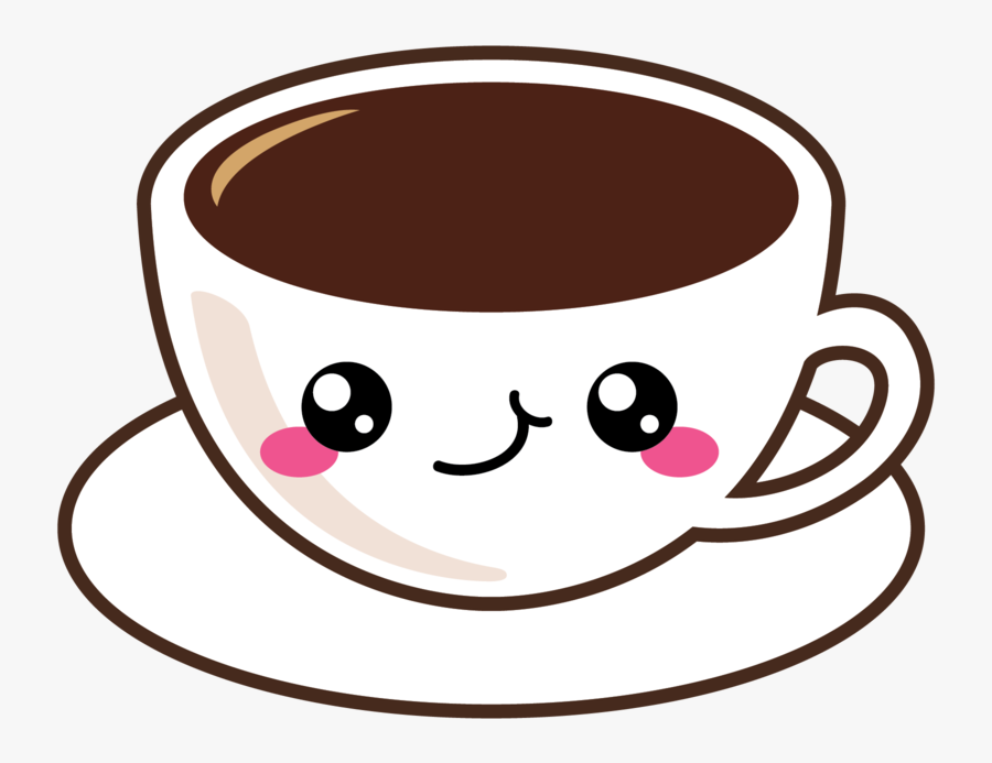 Coffee Clipart Kawaii Free - Cute Coffee Cup Clipart, Transparent Clipart