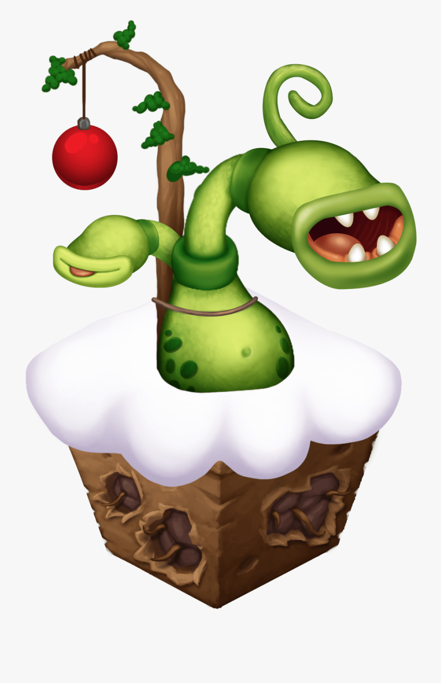 Christmas Potbelly - My Singing Monsters Dof Potbelly, Transparent Clipart