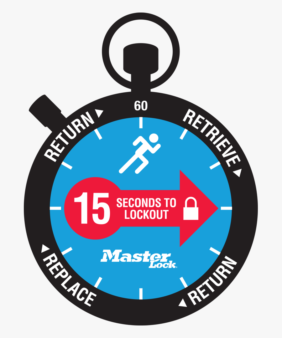 15 Second Access - Master Lock, Transparent Clipart