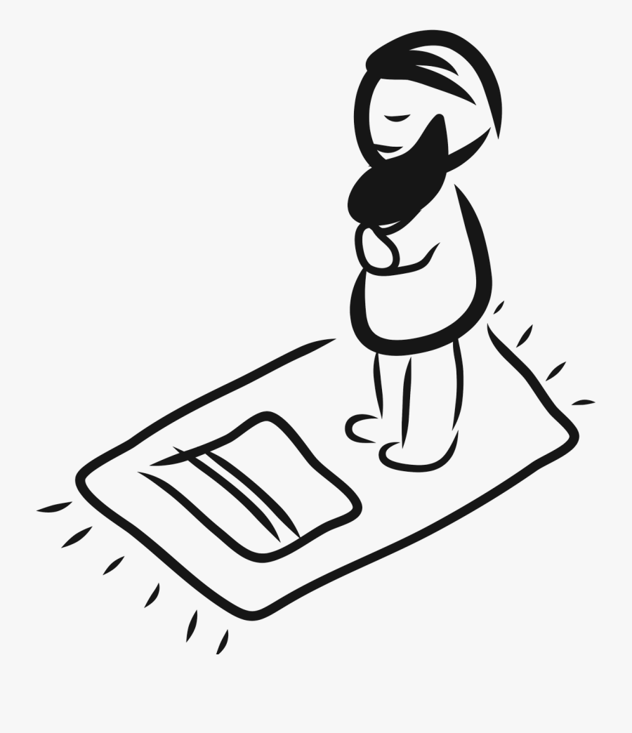 Muslim Praying Islam - Muslims Praying Transparent, Transparent Clipart