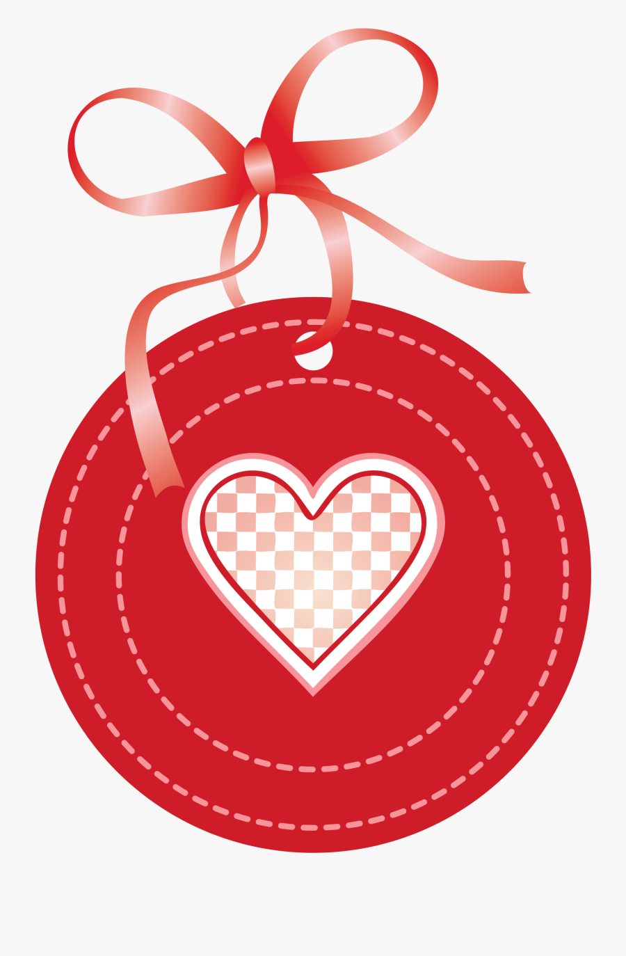 Hearts Clipart Christmas - Valentine Tag Clipart, Transparent Clipart