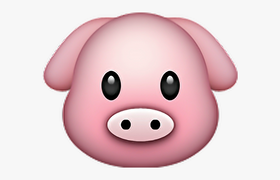 Emoji Iphone Pig, Transparent Clipart
