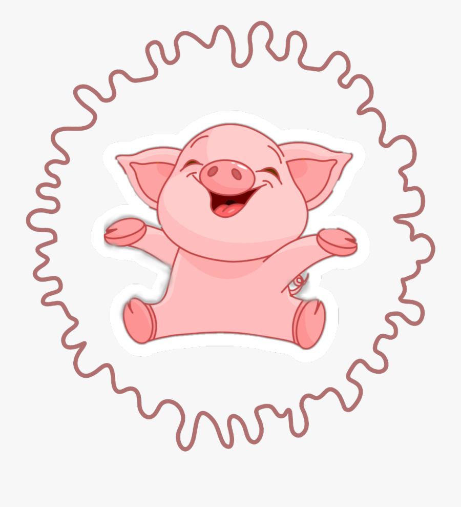 #sticker #cerdorosa #pinkpig #cerdo #pig #piggie #pink - Cartoon Pig Transparent Background, Transparent Clipart