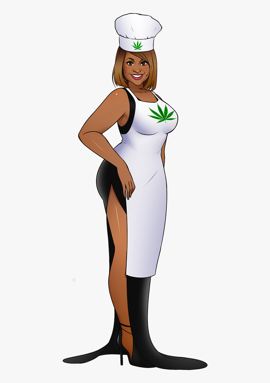 Sweet Ganja Mama - Girl, Transparent Clipart