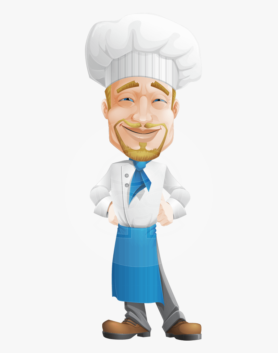 Male Cook Cartoon Character - Cartoon Characters Cartoon Chef, Transparent Clipart