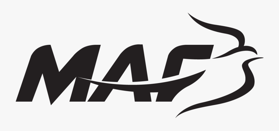 Maf Logo, Black - Mission Aviation Fellowship, Transparent Clipart