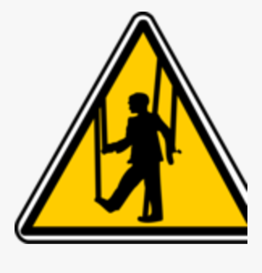 Crush Hazard Sign, Transparent Clipart
