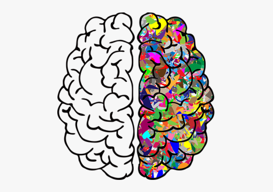 Brain Clipart Royalty Free - Left Brain Right Brain Free, Transparent Clipart